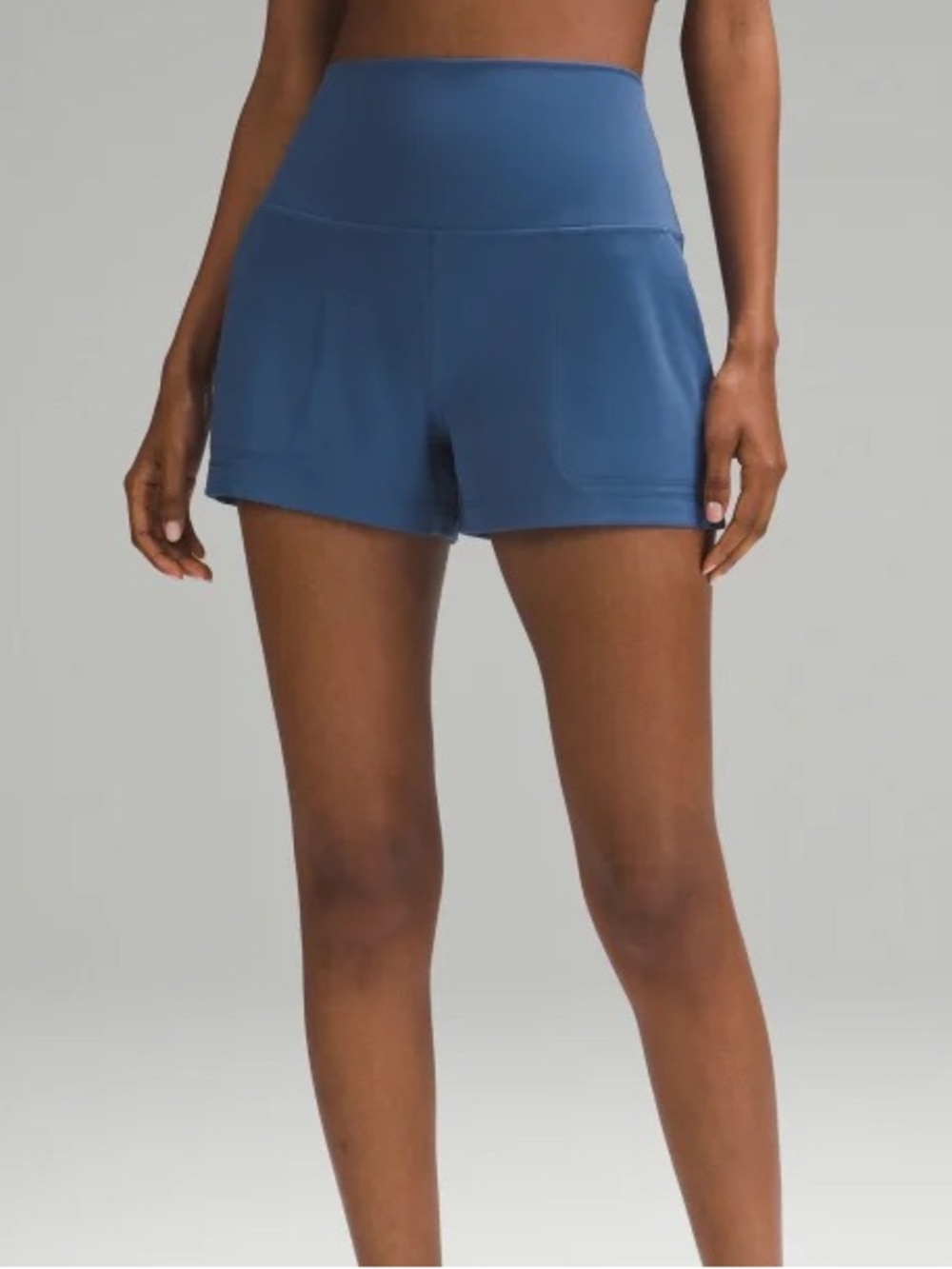 Lululemon Align Classic-Fit High-Rise Short 3” Pitch Blue 6